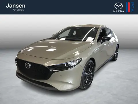 Mazda 3 E-Skyativ-G 140 Nagisa , Nieuwe Auto, 10 KM, Voorraadvoordeel € 3.000,-, Automaat, Leer, 18 