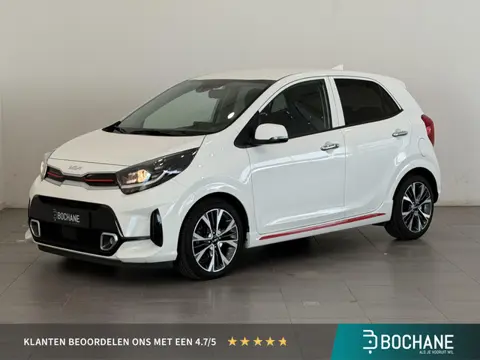 Kia Picanto 1.2 CVVT GT-Line | Leder | Keyless | Stoel- & Stuurverwarming | Achteruitrijcamera met P