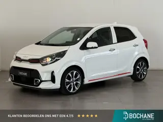 Kia Picanto 1.2 CVVT GT-Line | Leder | Keyless | Stoel- & Stuurverwarming | Achteruitrijcamera met P
