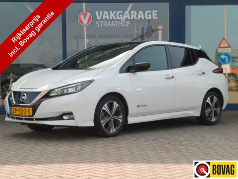 Nissan Leaf Tekna 40 kWh, SOH 88 % / Carplay + Android auto / Camera 360 / BOSE Audio / Stoel + Stuu
