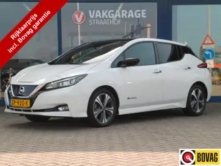 Nissan Leaf Tekna 40 kWh, SOH 88 % / Carplay + Android auto / Camera 360 / BOSE Audio / Stoel + Stuu