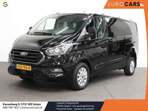 Ford Transit Custom 300 2.0 TDCI L2H1 Limited Dubbele cabine Automaat Navi Airco 2x Schuifdeuren Tre