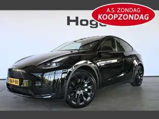 Tesla Model Y RWD 58 kWh SOH 92% Clima Navigatie Panoramadak Leder Trekhaak Rijklaarprijs! Inruil Mo