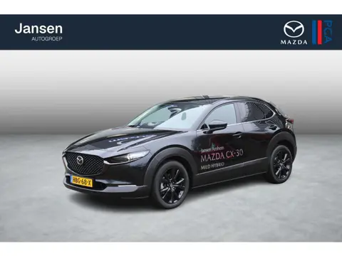 Mazda CX-30 2.5 e-SkyActiv-G 140 M Hybrid Nagisa , Demovoordeel € 7.990,-, Automaat, Bruin Leder, Bo