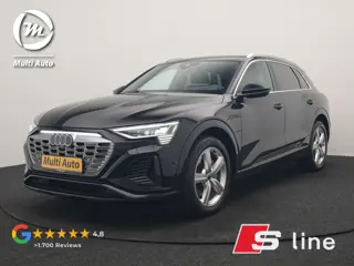 Audi Q8 e-tron 55 Quattro S Line 114 kWh 408pk Dealer O.H. | Trekhaak Afn. | Luchtvering | Adaptive 