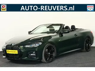 BMW 4 Serie Cabrio 420i M-Sport (Sanremo Groen) / Leder / Laser-LED / Cam / CarPlay
