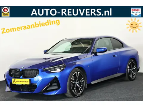 BMW 2 Serie Coupé 218i M-Sport / LED / HUD / Navi / CarPlay / Portimao Blauw