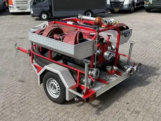 Mucar Rosenbauer Motorspuit aanhangwagen Rosenbauer BMW Fox / Inclusief toebehoren / Ex overheid / B