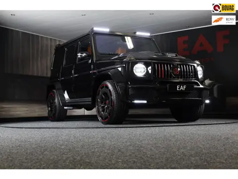 Mercedes-Benz G-klasse 63 Edition 1 BRABUS UITVOERING / Mat Zwart / Acc / Dode Hoek / Leder / Open D