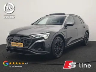 Audi Q8 e-tron 55 Quattro S Line 114 kWh 408pk Dealer O.H. | Trekhaak Afn. | Panodak | Luchtvering |