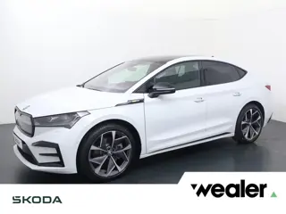 Skoda Enyaq Coupé iV 80 RS | 299 PK | SoH 92% | Panoramadak | Matrix LED koplampen | Virtual pedal a