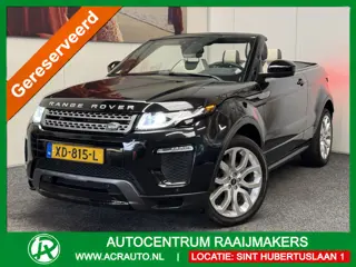 Land Rover Range Rover Evoque CONVERTIBLE AUTOMAAT 2.0 Si4 HSE 240PK DYNAMIC AUTOMAAT NAVIGATIE CRUI