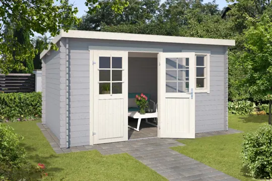 Blokhut Amira 380x230 Onbehandeld vuren