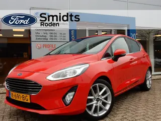 Ford Fiesta EcoBoost Hybrid 125 pk Titanium | Clima | Cruise | Parkeersensoren | Groot scherm | 17-i