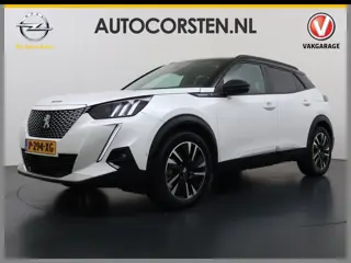 Peugeot e-2008 EV GT Pack 50kWh SOH 90% Panoramadak Trekhaak Two Tone Adap.Cruise 360°Camera Apple C