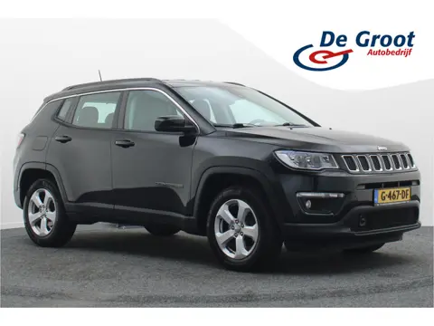Jeep Compass 1.4 MultiAir Longitude Leder/Stof, Apple Carplay, Camera, Cruise, Climate, DAB, PDC, 17