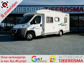 Chausson TRIGANO F12 FITE Flash 08 | Ingericht | Vast Bed | 4 Slaapplaatsen | Luifel | Truma Combi |