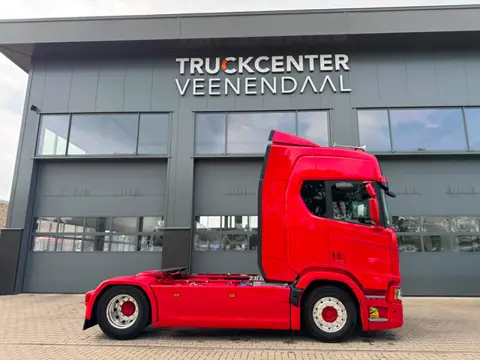 Scania R500 Vollucht geveerd/ standairco/ leder interieur/ magnetron/ koffiemachine/led pakket/ Alco