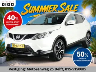 Nissan Qashqai 1.2 PREMIER EDITION PANO LEDER TREKHAAK . CRUISE CONTROL . NAVIGATIE . 360° CAMERA .