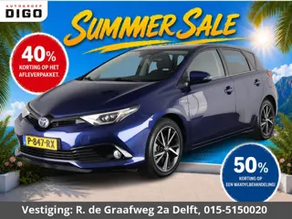 Toyota Auris 1.8 Hybrid Executive | Navigatie | Sportstoelen | Camera | Lichtmetalen velgen |
