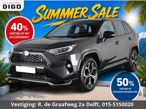 Toyota RAV4 2.5 Plug-in Hybrid AWD Bi-Tone Plus | 1500 KG trekgewicht | JBL Audio | Stoelverwarming 