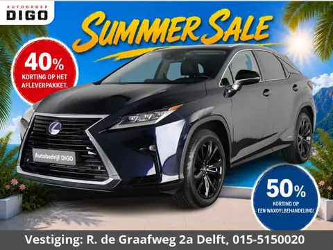 Lexus RX 450h 4WD Luxury Line | Navigatie | Stoelventilatie & Verwarming | Leder | Kofferbak automat