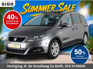 SEAT Alhambra 1.4 TSI Style Business 7persoons | Trekhaak | Schuif-/Kanteldak | Navigatie | Camera |