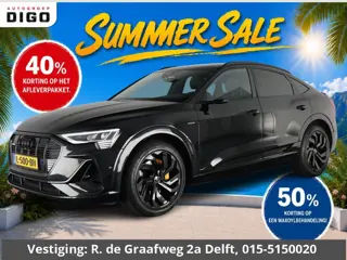 Audi e-tron Sportback 55 Quattro S Edition 95 kWh | Matrix LED koplampen | 360° Camera | Digitale Bu