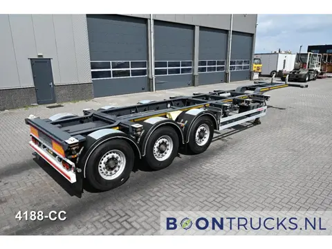 Kässbohrer MULTICONT | 2x20-30-40-45ft HC * LIFT AXLE * EXTENDABLE REAR * BPW/DISC * NL TRAILER * AP