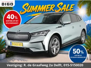 Skoda Enyaq iV 60 Two-Tone 400 km actieradius! | Navigatie | Parkeersensoren | Privacy Glass |