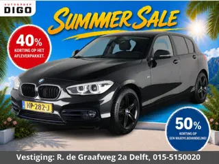 BMW 1-serie 118d High Executive Automaat | Navigatie | Leder | Stoelverwarming |