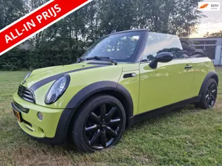 Mini Cooper Cabrio 1.6 / PARK. SENSOREN / ELEC. DAK / UNIEKE KLEUR