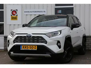 Toyota RAV4 2.5 Hybrid Bi-Tone*Fabrieksgarantie t/m01-2030*Perfect Toyota onderh.*Parelmoer Wit/Trek