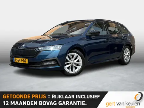 Skoda Octavia Combi 1.0 e-TSI Sport Business LAVA BLUE/AUTOMAAT/1E EIG./NL-AUTO