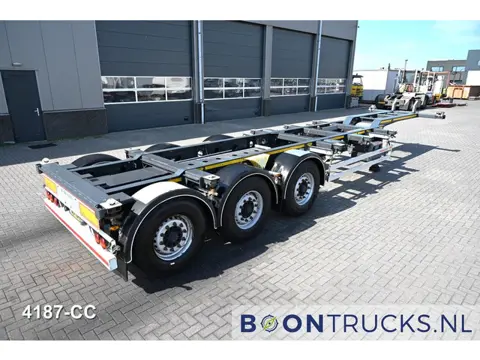 Kässbohrer MULTICONT | 2x20-30-40-45ft HC * LIFT AXLE * EXTENDABLE REAR * BPW/DISC * NL TRAILER * AP
