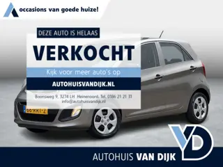 Kia Picanto 1.0 CVVT Airco | NL-Auto/1e Eign./Volledige historie/Radio-CD speler