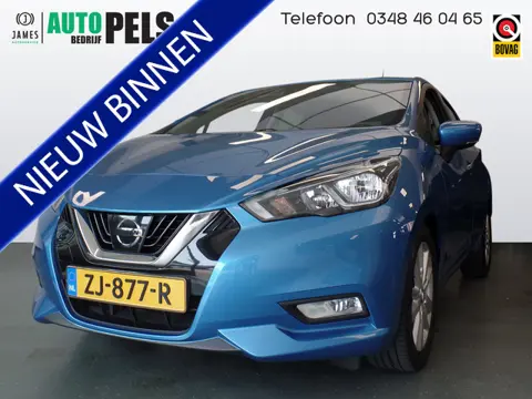 Nissan Micra 1.0 IG-T N-Connecta Navigatie, Airco, Achteruitrijcamera, Elek ramen V/A, Cruise contro