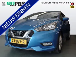 Nissan Micra 1.0 IG-T N-Connecta Navigatie, Airco, Achteruitrijcamera, Elek ramen V/A, Cruise contro