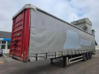 Fruehauf Gigant - Disc Fruehauf 3 assige zeilentrailer - Gigant assen - schijfremmen - Luchtvering -