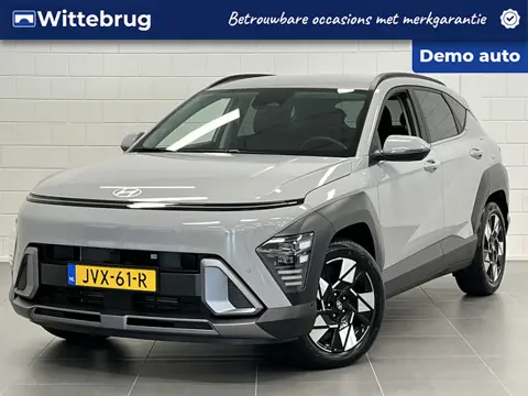 Hyundai KONA 1.6 GDI HEV Premium LEDER | FULL LED | STOELVERWARMING EN -KOELING | DEMOVOORDEEL!