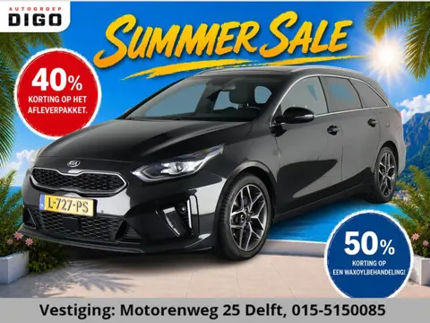 Kia Ceed Sportswagon 1.5 T-GDi GT-LINE AUTOMAAT GARANTIE TOT 7-2031* SCHUIF/KANTELDAK! STUUR/STOELVE