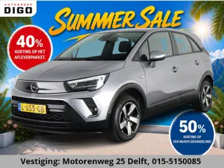 Opel Crossland 1.2 TURBO EDITION 1e EIG. GARANTIE TOT 5-2031* 100% ONDERHOUDEN. CARPLAY NAVIGATIE. C