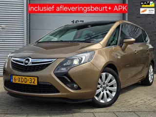 Opel Zafira Tourer 1.4 Turbo 140 pk|PanoramaVoorraam|Leer|Stoelverwarming|Achteruitrijcamera|Pano