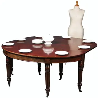 Reusachtig brede  Wandtafel uitklapbaar tot lange 8 persoons eetkamertafel v