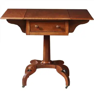 Engelse Victoriaanse pembroke table of sidetable in mahonie