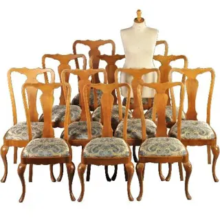 12 eetkamerstoelen comfortabele stoelen incl. herstofferen naar wens