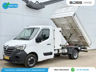 Renault Master 2.3 DCI 130PK Kipper Dubbellucht Kist 3,5t Trekhaak Airco Cruise Control Tipper Benne