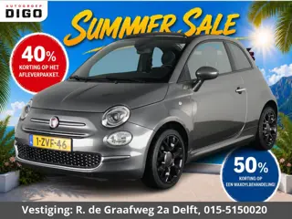 Fiat 500 C 0.9 TwinAir Turbo 500S Cabrio | Climate Control | Sportstoelen Half Leder | Lichtmetalen 
