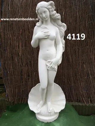Vrouw op schelp. nr 4119