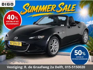 Mazda MX-5 2.0 SkyActiv-G 160 GT-M Soft-Top | Stoelverwarming | Dodehoek Detectie | Lederen Bekledin